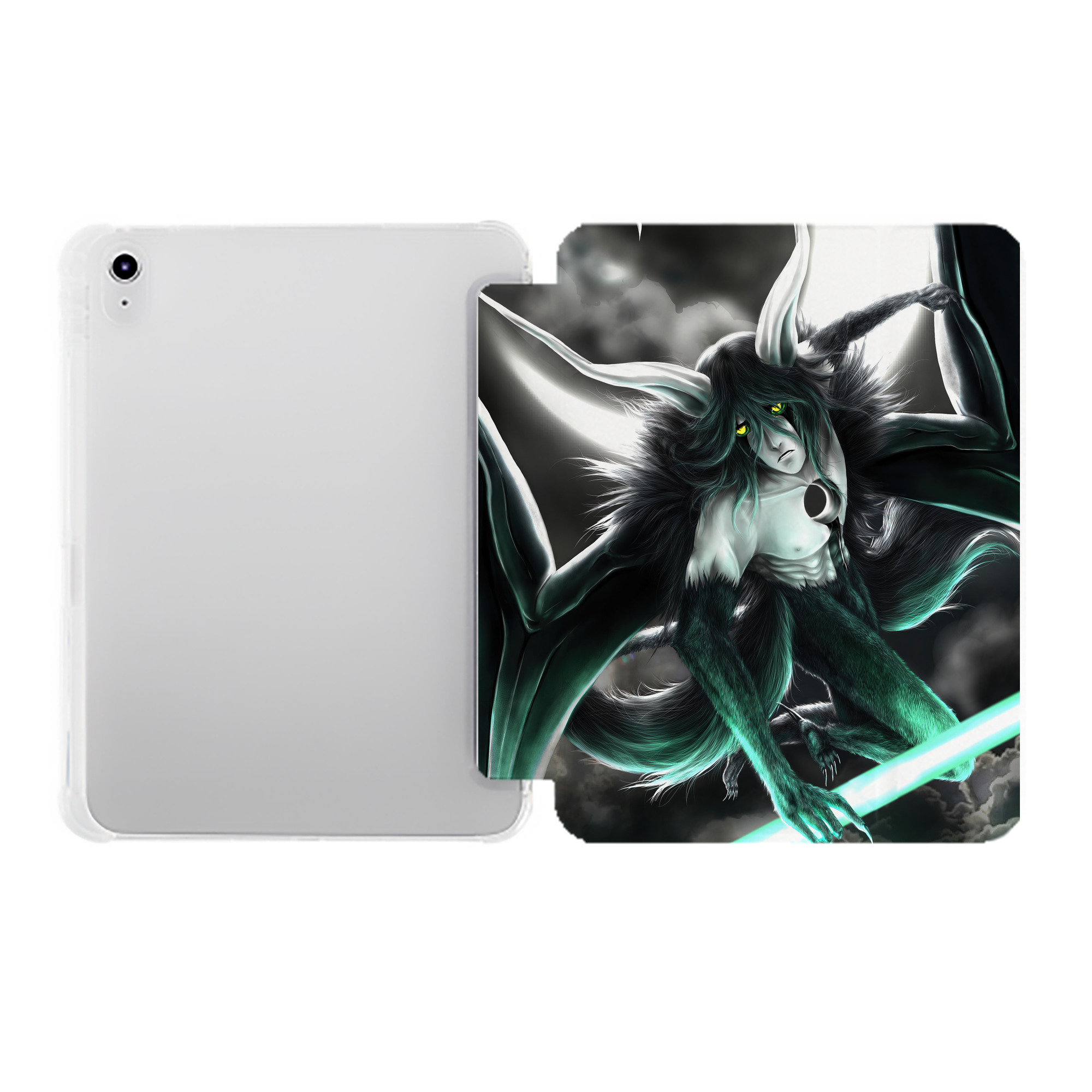 （画像用） ブリーチ BLEACH IPad ケース ペン収納付き 三つ折りスタンド PUレザー×シリコン 対応機種9.5/10.5/10.9インチ